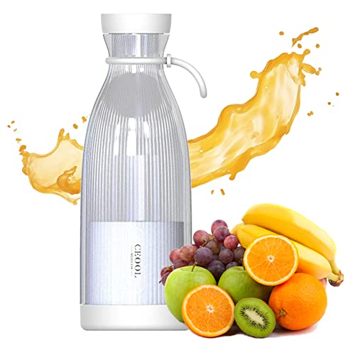 Tragbarer Persönlicher Mixer Smoothie Maker - 300mL USB wiederaufladbarer persönlicher Mixer für Smoothie, Shakes und Saft, Mini Mixer To Go mit Trinkbecher, perfekt als Eiweißpulver Shaker von SPORTARC