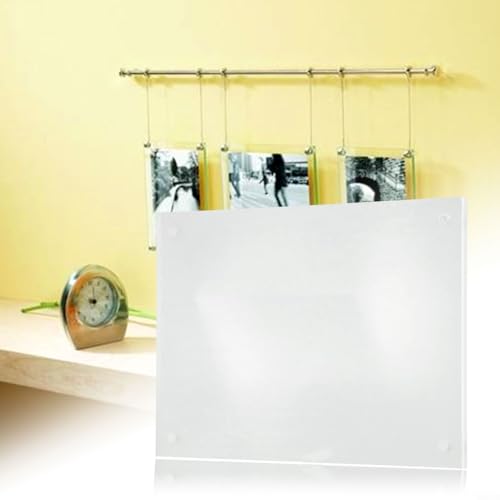 Transparenter Acrylrahmen zum Präsentieren von Idolen und Landschaften, robust und praktisch für jede Umgebung (12,8 x 17,8 cm) von SPORTARC