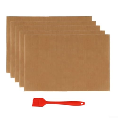 Vereinfachen Sie Ihre Grillroutine. Holen Sie sich die komplette Packung mit 5 Kupfer-Grillmatten mit einer praktischen Ölbürste Vereinfachen Sie Ihre Grillroutine. Holen Sie sich die komplette Packung mit 5 Kupfer-Grillmatten mit einer praktischen Ölbürste von SPORTARC