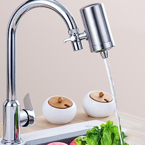 Wasserhahn-Wasserfilter aus Edelstahl 304, Küchenwasserreiniger-Wasserhahnfilter, Trinkwasserfilter, Küchenreiniger-Filtrationssysteme, B von SPORTARC