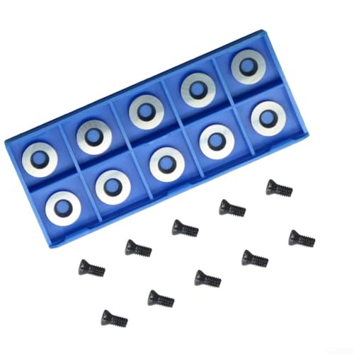 Wolframkarbid-Einsätze, 10 Stück, passend für Ci3-Maschinen, perfekt geschliffene Kantengeometrie sorgt für saubere Schnitte von SPORTARC