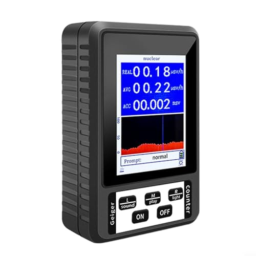 XR3-BR-9C 2-in-1 Handgerät, digital, EMF-Messgerät, elektromagnetischer Strahlungsdetektor (schwarz) von SPORTARC