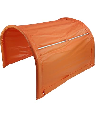 SPORTIKEL24 Hoopers-Tunnel ohne Boden (Halbkreis) – 1 m lang, ø 80 cm – Tunnel mit offenem Boden – für Hoopers-Sport (Tunnel orange) von SPORTIKEL24