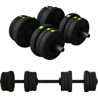 SPORTNOW 2-in-1 Hantel Set, 20 kg verstellbar Dumbbell Set mit 12 Hantelscheiben, bodenschonend für Krafttraining, Fitness, Gewichtheben, Schwarz Aosom SPORTNOW 2-in-1 Hantel Set, 20 kg verstellbar Dumbbell Set mit 12 Hantelscheiben, bodenschonend für Krafttraining, Fitness, Gewichtheben, Schwarz Aosom von SPORTNOW