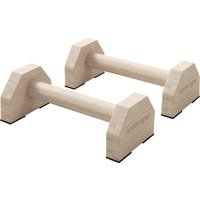 SPORTNOW 2er-Set Liegestützgriffe rutschfest Push Up Griffe aus Holz Parallettes Liegestützen für Muskeltraining, Krafttraining, Natur   Aosom von SPORTNOW