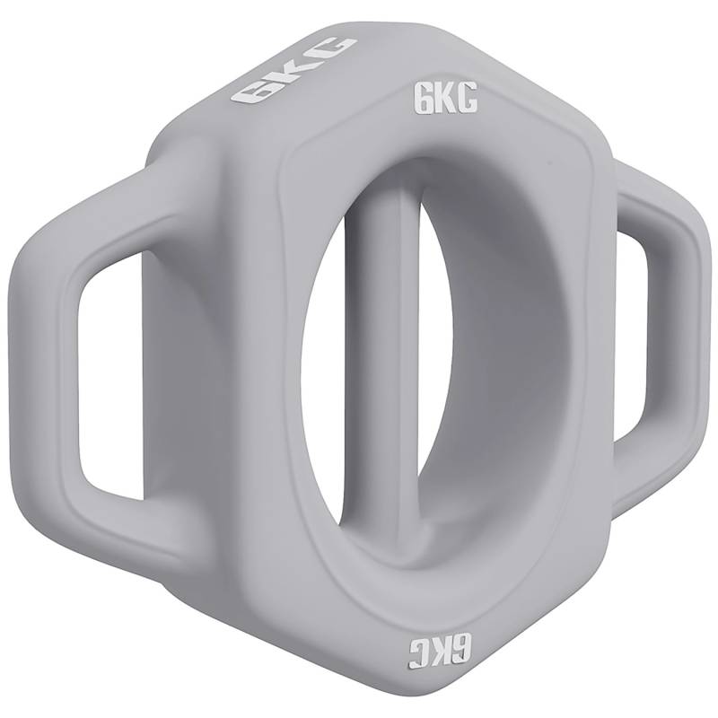 SPORTNOW 3-in-1 Hantel 6 kg mit Griff Dumbbell Bodenschonender Metall Grau SPORTNOW 3-in-1 Hantel 6 kg mit Griff Dumbbell Bodenschonender Metall Grau von SPORTNOW