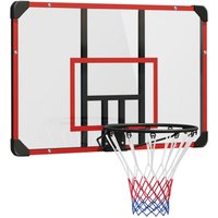 SPORTNOW Basketballkorb Basketballbrett mit Korb Wandmontage für Outdoor, Stahl von SPORTNOW