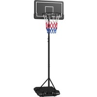 SPORTNOW Basketballständer 220-250 cm Basketballkorb mit Ständer Rollen SPORTNOW Basketballständer 220-250 cm Basketballkorb mit Ständer Rollen von SPORTNOW