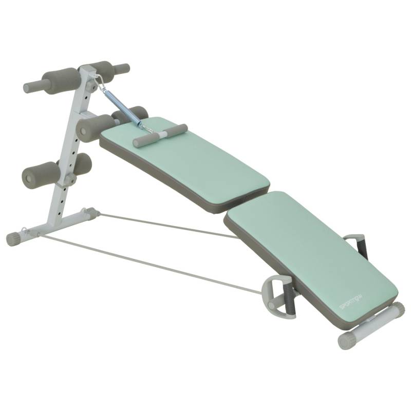 SPORTNOW Bauchtrainer 5-Fach Verstellbar mit Beinfixierung von SPORTNOW