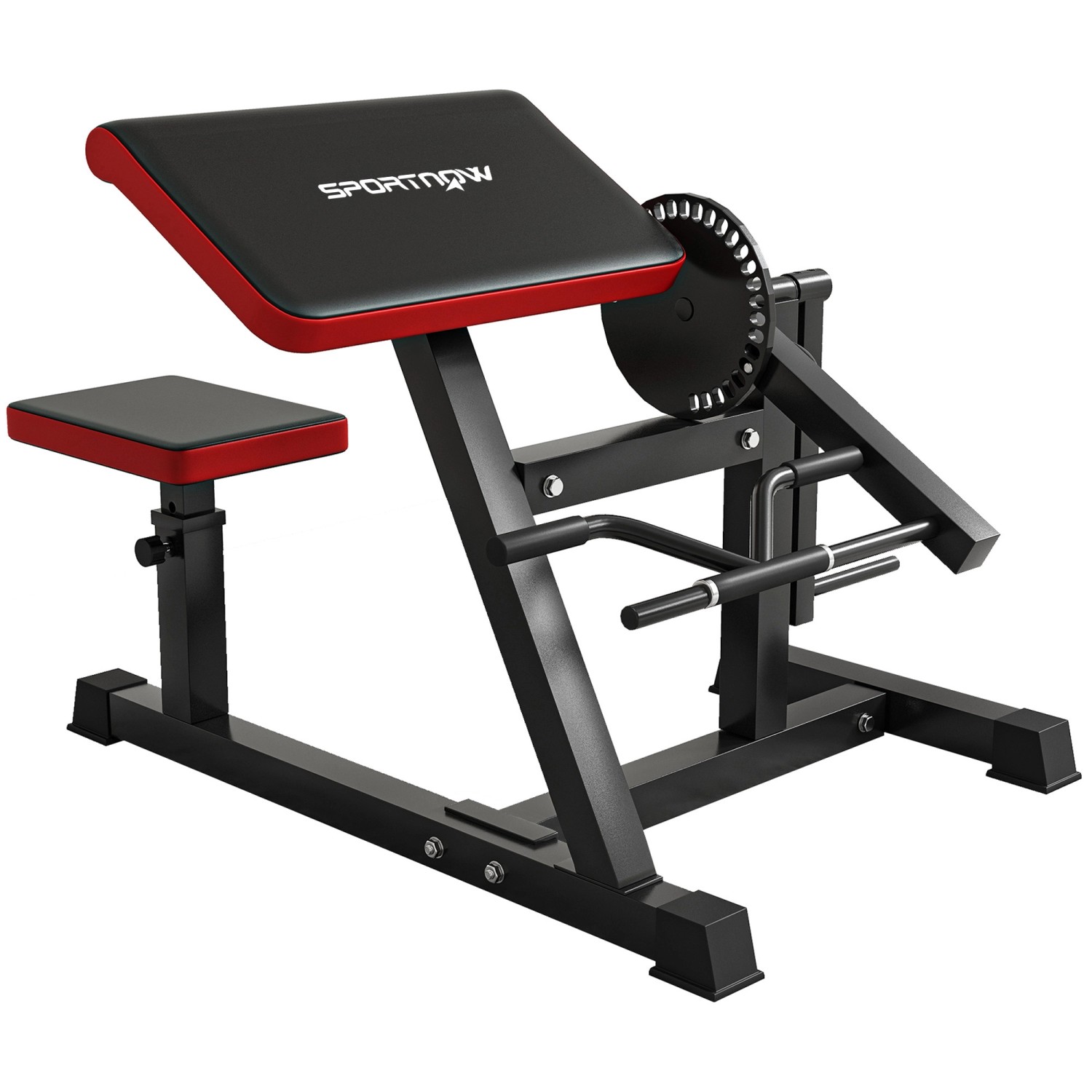 SPORTNOW Beinstrecker Stahl Kunstleder Schwarz 105L x 95B x 80H cm SPORTNOW Beinstrecker Stahl Kunstleder Schwarz 105L x 95B x 80H cm von SPORTNOW