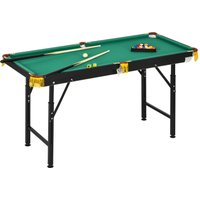 SPORTNOW Billardtisch 4,6ft klappbar 140 x 63 x 55-75cm Tischbillard mit Zubehör SPORTNOW Billardtisch 4,6ft klappbar 140 x 63 x 55-75cm Tischbillard mit Zubehör von SPORTNOW