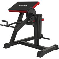 SPORTNOW Bizeps Trizeps Curl Maschine Fitnessgerät mit 5-stufig verstellbarem Sitz für Trizeps Extension, Kunstleder Schwarz   Aosom.de von SPORTNOW