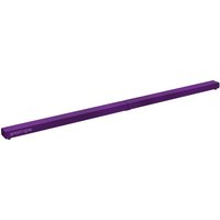 SPORTNOW Faltbarer Turnbalken 240 cm aus Samt, Balance Beam mit rutschfestem Boden, Turngerät für Kinder und Erwachsene, Lila   Aosom von SPORTNOW