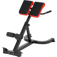 SPORTNOW Hyperextension Rückentrainer, Höhenverstellbar Bauchtrainer mit Beinfixierung, Haltegriffen, Römische Bank, Multifunktionales Workout Bench bis 120 kg, Rückenstrecker für Zuhause, Fitness   Aosom von SPORTNOW
