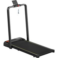 SPORTNOW Klappbares Laufband 2 in 1 mit Neigungsverstellung, Elektrisches Laufband 2 PS Tragbar mit LED-Display, Geschwindigkeit 1-10 km/h, Räder, Griff, Fernbedienung, Handyhalterung, Schwarz Aosom SPORTNOW Klappbares Laufband 2 in 1 mit Neigungsverstellung, Elektrisches Laufband 2 PS Tragbar mit LED-Display, Geschwindigkeit 1-10 km/h, Räder, Griff, Fernbedienung, Handyhalterung, Schwarz Aosom von SPORTNOW