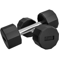SPORTNOW Kurzhantel-Set 10 kg Hantelset aus Metall für Krafttraining und Fitness von SPORTNOW