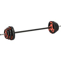 SPORTNOW Langhantel Set 20 kg verstellbares Hantelset mit rutschfestem Griff 6 Hantelscheiben bodenschonend für Heimtraining Aosom.de SPORTNOW Langhantel Set 20 kg verstellbares Hantelset mit rutschfestem Griff 6 Hantelscheiben bodenschonend für Heimtraining Aosom.de von SPORTNOW
