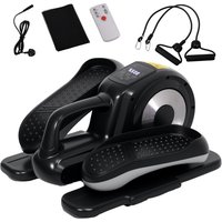 SPORTNOW Mini-Ellipsentrainer Untertisch Mini Crosstrainer für zuhause Ellipsen Beintrainer mit 12-stufig Geschwindigkeit, LCD Anzeige, Fernbedienung, Vorwärts-& Rückwärtsbewegung für Büro, Senioren   Aosom von SPORTNOW