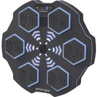 SPORTNOW Music Boxing Machine, elektronische Bluetooth Boxmaschine mit Musik, 9 Geschwindigkeit 3 Modi, Wandmontiertes Smart Boxziel mit LED-Leuchten, für Erwachsene, Heimübungen, Schwarz   Aosom von SPORTNOW