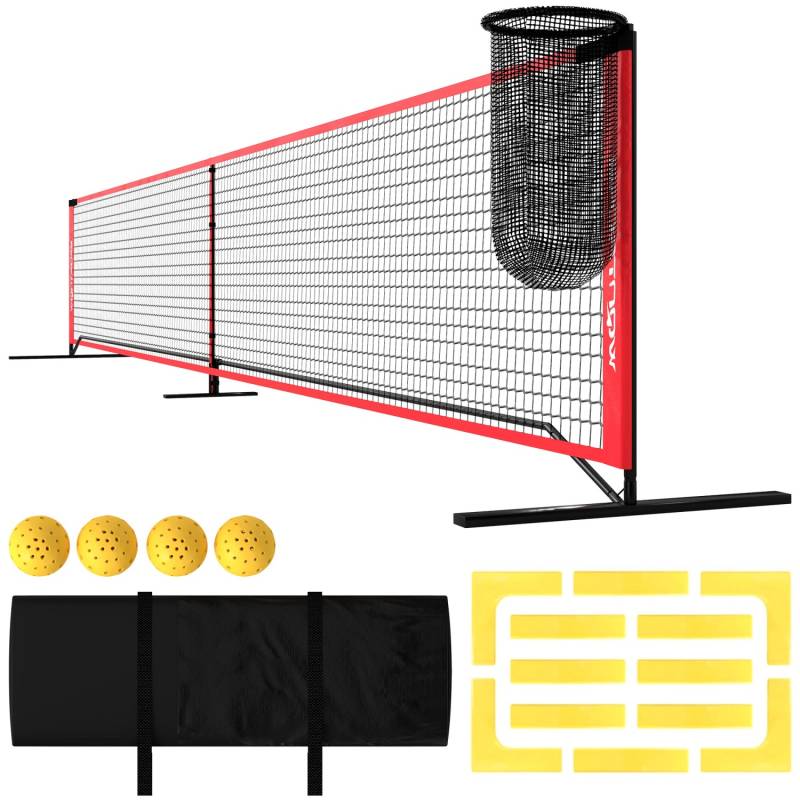 SPORTNOW Pickleball Netz Metall Polyester Mehrfarbig 674L x 70B x 92H cm SPORTNOW Pickleball Netz Metall Polyester Mehrfarbig 674L x 70B x 92H cm von SPORTNOW