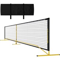 SPORTNOW Pickleball-Netz tragebar, 6,7 m mit Tragetasche, Metallrahmen für Indoor Outdoor Gelb Aosom SPORTNOW Pickleball-Netz tragebar, 6,7 m mit Tragetasche, Metallrahmen für Indoor Outdoor Gelb Aosom von SPORTNOW
