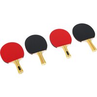 SPORTNOW Set mit 4 Tischtennisschlägern, Set mit 4 Tischtennisschlägern + 8 Bällen + 1 Tasche, für Anfänger, Einsteiger, Experten Aosom SPORTNOW Set mit 4 Tischtennisschlägern, Set mit 4 Tischtennisschlägern + 8 Bällen + 1 Tasche, für Anfänger, Einsteiger, Experten Aosom von SPORTNOW
