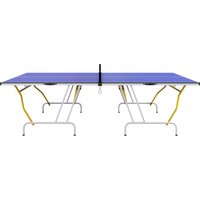 SPORTNOW Tischtennisplatte klappbar 2 Schläger 3 Bälle Tischtennisnetz Blau ideal für Freizeit & Turniere   Aosom.de von SPORTNOW