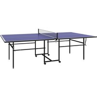 SPORTNOW Tischtennistisch, Tischtennisplatte in Viertel Klappbar mit Rollen, Tischtennisspiel-Set mit 2 Tischtennisschlägern, 3 Bällen, Outdoor SPORTNOW Tischtennistisch, Tischtennisplatte in Viertel Klappbar mit Rollen, Tischtennisspiel-Set mit 2 Tischtennisschlägern, 3 Bällen, Outdoor von SPORTNOW