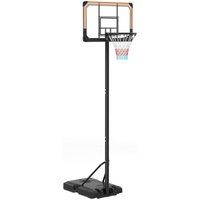 Sportnow - Basketballkorb Outdoor mit Ständer, 182-213 cm höhenverstellbar Basketballständer mit Rollen, Standfuß mit Wasser Sand, Basketballanlage Sportnow - Basketballkorb Outdoor mit Ständer, 182-213 cm höhenverstellbar Basketballständer mit Rollen, Standfuß mit Wasser Sand, Basketballanlage von SPORTNOW
