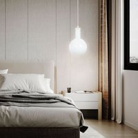 Hänge Lampe Glas Wohnraum Tisch Strahler Chrom Flasche Pendel Beleuchtung Spotlight 1148102 von SPOT-LIGHT