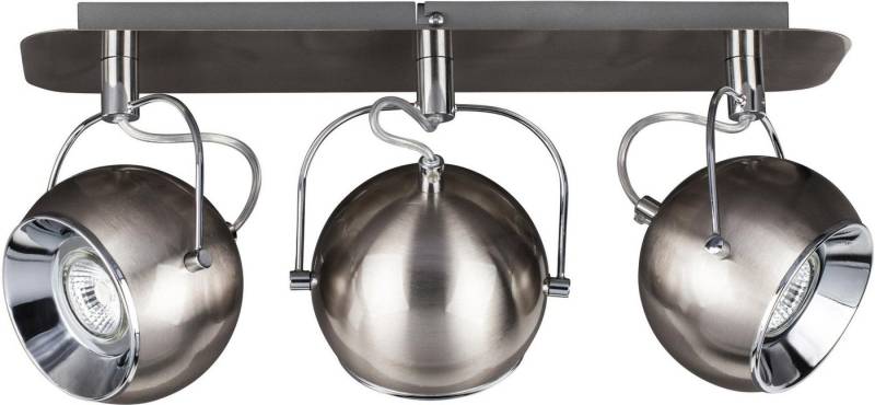 SPOT Light Deckenleuchte BALL WOOD, LED wechselbar, Warmweiß, Inklusive LED-Leuchtmittel, Schwenkbare und flexible Spots, Made in EU von SPOT Light
