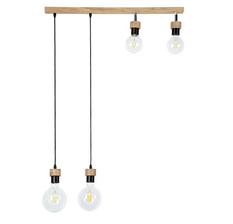 SPOT Light Hängeleuchte, Leuchtmittel nicht inklusive, Hängeleuchte Holz Eiche Holzleuchte hängend Strahler schwenkbar SPOT Light Hängeleuchte, Leuchtmittel nicht inklusive, Hängeleuchte Holz Eiche Holzleuchte hängend Strahler schwenkbar von SPOT Light