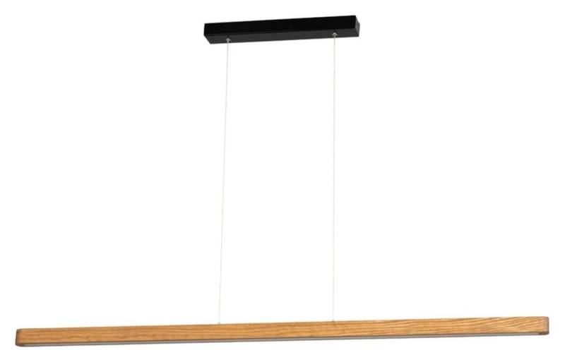 SPOT Light LED Pendelleuchte FORESTIER, 1-flammig, Braun, Schwarz, Eichenholz, Dimmfunktion, LED fest integriert, Warmweiß, Hängeleuchte, Hängelampe von SPOT Light