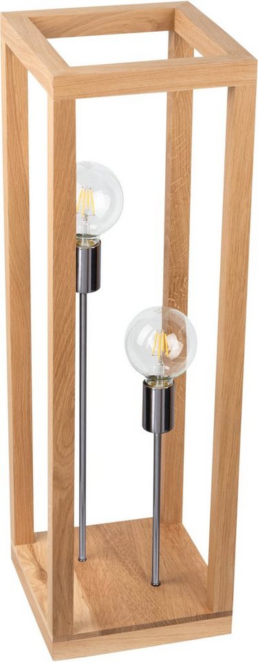 SPOT Light Stehlampe KAGO, ohne Leuchtmittel, Naturprodukt aus Eichenholz, Nachhaltig mit FSC®-Zertifikat von SPOT Light