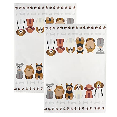 SPOTTED DOG GIFT COMPANY - 2er Set Küchentücher Baumwolle, Abtrockentücher Küche, Hundemotiv Geschenk für Hundebesitzer und Hundeliebhaber SPOTTED DOG GIFT COMPANY - 2er Set Küchentücher Baumwolle, Abtrockentücher Küche, Hundemotiv Geschenk für Hundebesitzer und Hundeliebhaber von SPOTTED DOG GIFT COMPANY