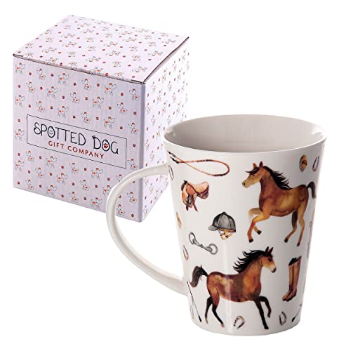 Tasse Pferd -Tiere Tasse Keramik mit Pferde-Motiv Design für Kaffee Tee, Geschenk für Pferdeliebhaber Erwachsene und Kinder Tasse Pferd -Tiere Tasse Keramik mit Pferde-Motiv Design für Kaffee Tee, Geschenk für Pferdeliebhaber Erwachsene und Kinder von SPOTTED DOG GIFT COMPANY