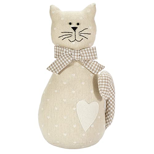 SPOTTED DOG GIFT COMPANY Türstopper Tier, Deko Katze Türstopper Sack für Boden, Schwer Stoff Türsack 1,5 kg, Katzen Deko und Geschenk für Katzenlieberhaber von SPOTTED DOG GIFT COMPANY