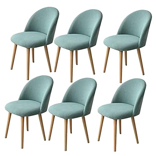 SPOUR 6-teilige Stuhlhussen für Esszimmerstühle, Abnehmbarer, waschbarer Stretch-Stuhlschutzbezug mit gebogener Rückenlehne, für das Bankettcafé zu Hause,B SPOUR 6-teilige Stuhlhussen für Esszimmerstühle, Abnehmbarer, waschbarer Stretch-Stuhlschutzbezug mit gebogener Rückenlehne, für das Bankettcafé zu Hause,B von SPOUR