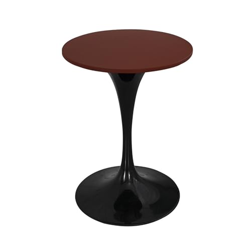 SPOUR Tischdecke, mit elastischer Kante, runde, passende Tischdecke, runde wasserdichte Tischdecke, elastisch, für drinnen und draußen (Kaffeefarbe, Durchmesser 160 cm) von SPOUR
