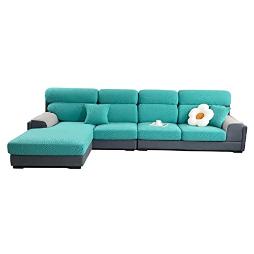 Stretch-Sofa-Sitzkissenbezüge, Schonbezüge – Abnehmbare Couchkissenbezüge mit elastischer Unterseite – Sofabezug-Rückenlehnenschutz, zum Schutz und zur Dekoration von Sofa-Sitzkissen Stretch-Sofa-Sitzkissenbezüge, Schonbezüge – Abnehmbare Couchkissenbezüge mit elastischer Unterseite – Sofabezug-Rückenlehnenschutz, zum Schutz und zur Dekoration von Sofa-Sitzkissen von SPOUR