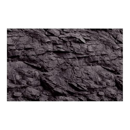 SPPEOUKJ Aquarium Hintergrund 1 Rolle Aquarium-Hintergrundposter mit 3D-Effekt, schwarzer Stein, HD-Stein, Selbstklebender Aquarium-Hintergrund Fur Aquarium(White,40x80cm) von SPPEOUKJ