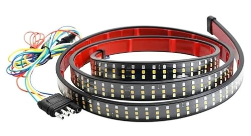 SPPEOUKJ Autobremslichter 12V 48/60 Zoll Auto Bremse Blinker Licht Lampe Streifen for Pickup LKW Hinten Schwanz Läuft Reverse Doppel Flash Lichter FüR Auto Wohnwagen(48inch(120cm)) von SPPEOUKJ
