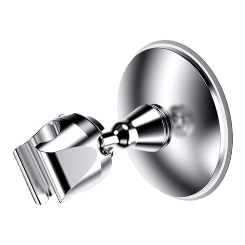 SPPEOUKJ Handbrause-Halterung Elegantes Design Kunststoff Badezimmer Duschkopfhalter Verchromter Saugnapf Kein Bohren abnehmbare Duschhalterung Fur Handbrause SPPEOUKJ Handbrause-Halterung Elegantes Design Kunststoff Badezimmer Duschkopfhalter Verchromter Saugnapf Kein Bohren abnehmbare Duschhalterung Fur Handbrause von SPPEOUKJ