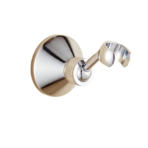 SPPEOUKJ Handbrause-Halterung Messing Badezimmer Handbrausehalter Halterung Badezimmer Hardware Zubehör Wandmontage Duschhaken Fur Handbrause(Chrome Polished) von SPPEOUKJ