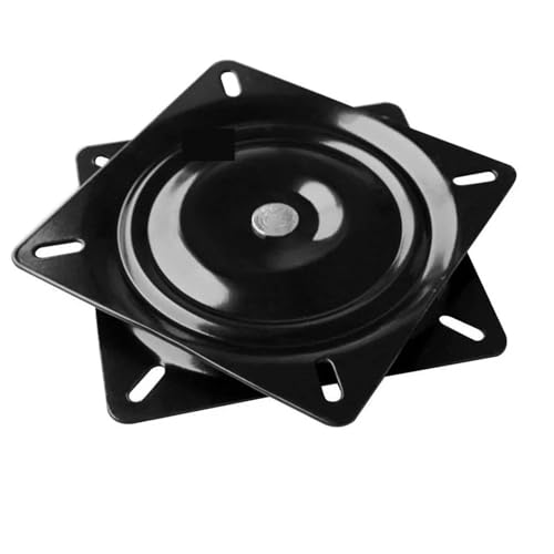 SPPEOUKJ Quadratischer Drehhocker 360 Grad 6" 8" schwere Vollkugellager-Drehplatte Stuhl Barhocker Boot Van Pilot Sitzbasis Ersatz Fur Drehstuhl(6 Inches) von SPPEOUKJ