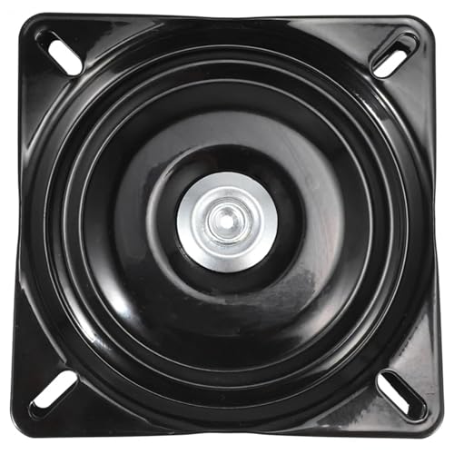 SPPEOUKJ Quadratischer Drehhocker 6 Zoll Bootssitz Drehplatte Fischerboot Marine Sitz Drehgelenk Drehung 360 Grad Drehung Universal Set 15,4 x 15,4 x 2 Fur Drehstuhl von SPPEOUKJ