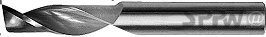 SPPW Micro-Einzahnfräser VHM 3xØ L:39x4 z:1 d3 Ø1,2 von SPPW