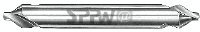 SPPW Zentrierbohrer HSS-E05 WN Form A 60 lang - 0,75x3,50 von SPPW
