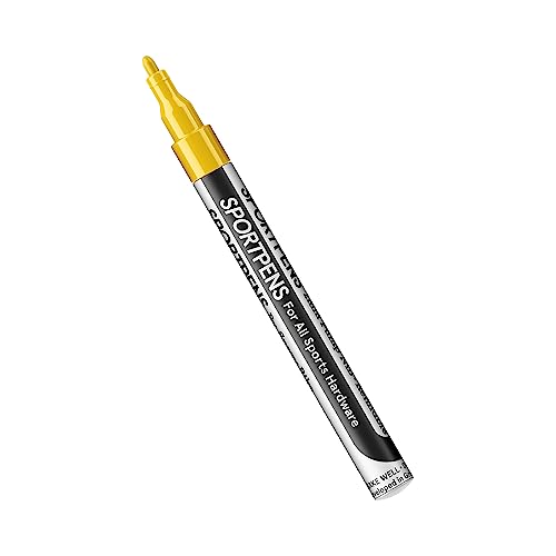 SPRAY.BIKE - SportPens Acrylstifte - wasserfester Lackstift - 2mm Nylon Spitze - stark deckender Multimarker - Acryl stifte zum malen und individualisieren (Gelb) von SPRAY.BIKE