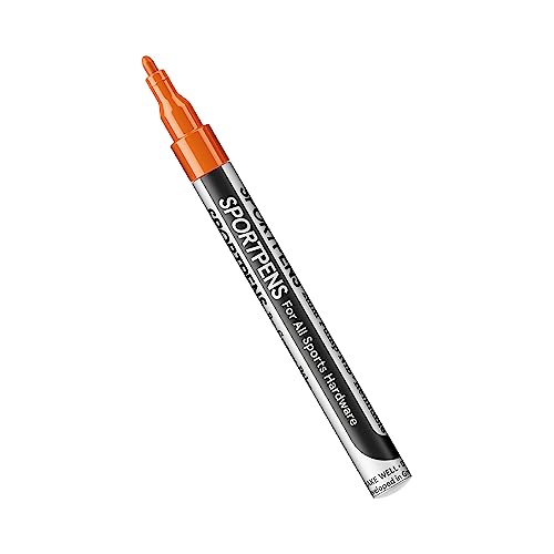 SPRAY.BIKE - SportPens Acrylstifte - wasserfester Lackstift - 2mm Nylon Spitze - stark deckender Multimarker - Acryl stifte zum malen und individualisieren (Orange) von SPRAY.BIKE
